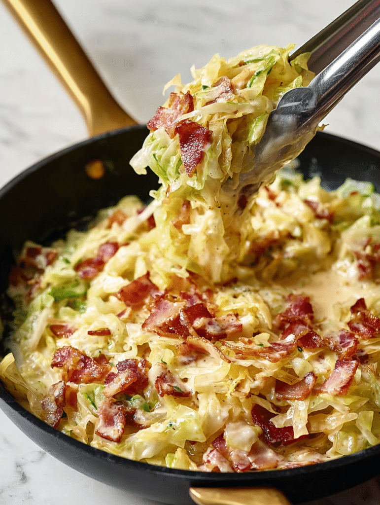Cabbage Carbonara (Creamy Low-Carb Comfort Food Recipe)