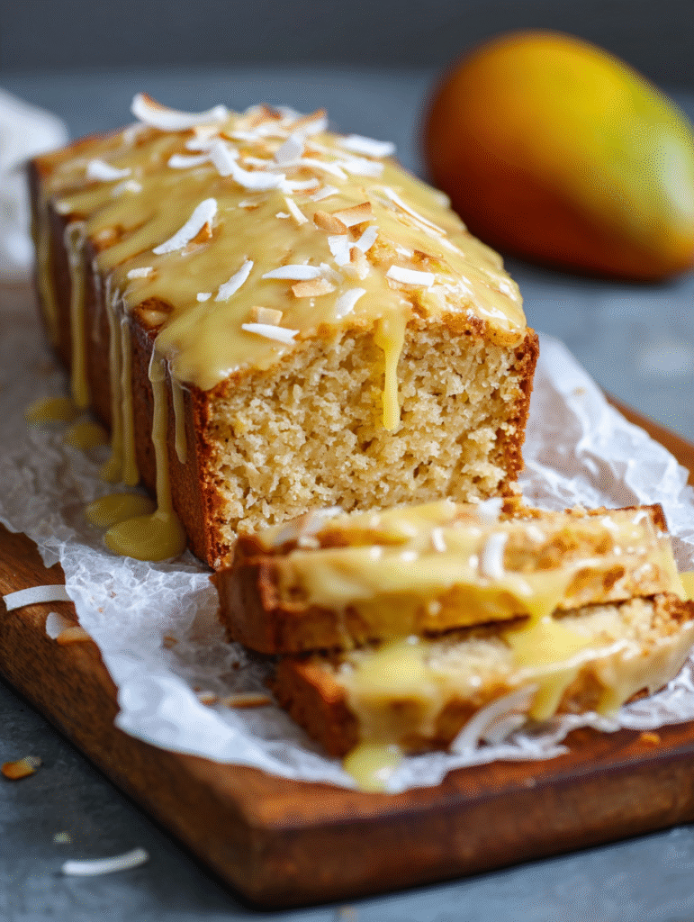 Easy Mango Coconut Loaf Cake (Moist Tropical Kastenkuchen Recipe)