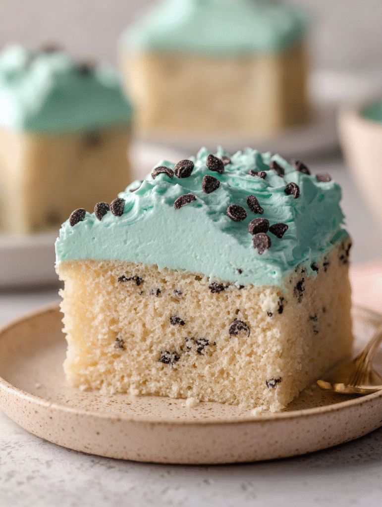 Robin Egg Snack Cake with Speckled Frosting (Easy Festive Dessert Recipe)